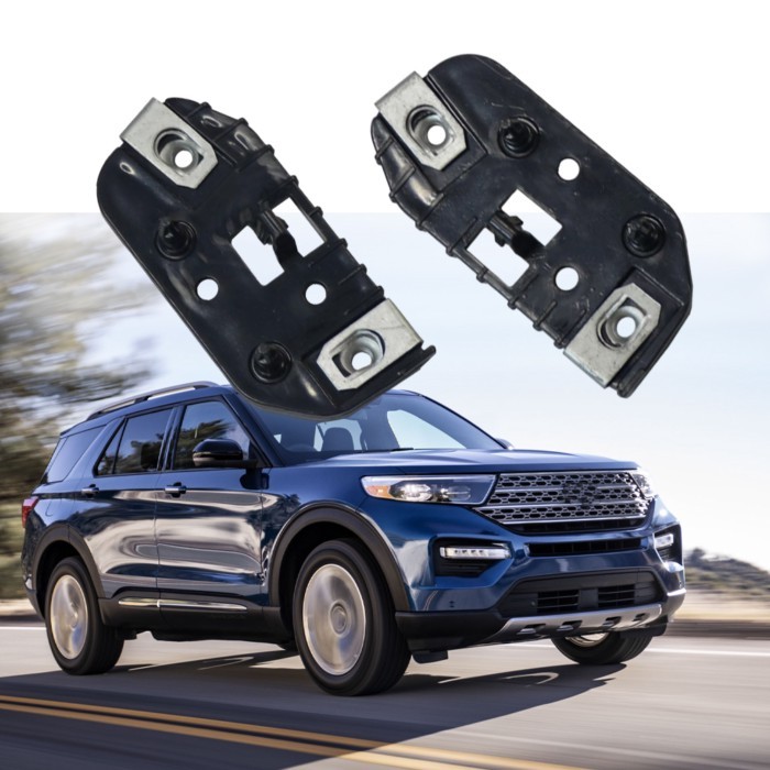 For Ford Explorer 2020 Pair Left Right Front Bumper Bracket Beam Mount Support LB5B-17D959-A LB5B-1