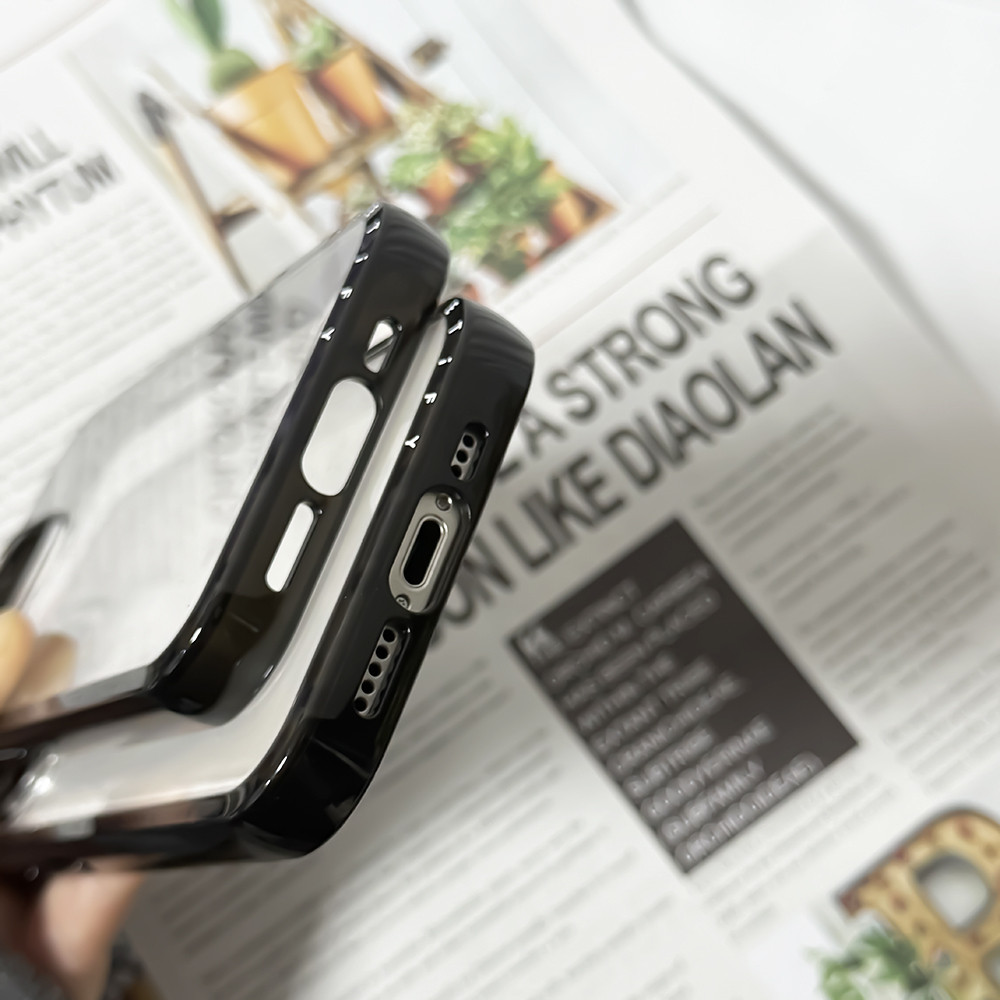 ใหม่ไร้สายชาร์จแม่เหล็กกรณีเข้ากันได้สําหรับ ไอโฟน13 14 15 16 17 โปรแม็กซ์ กรณี 17อากาศ หน้าจอสีชมพูเสือดาวพิมพ์ดอกไม้ชุดอะคริลิคใสปกฮาร์ดกันกระแทกกันชนกล่ - รูปที่ 5