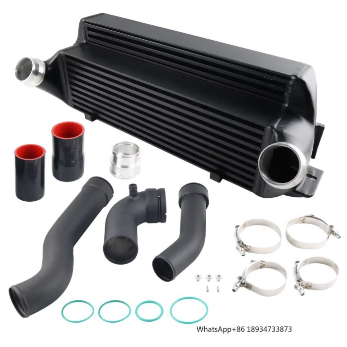 1 2 3 4 Series Intercooler EVO II Replacement Black for BMW F20 F22 F32 F34 F36 118i 125i 228i 328d