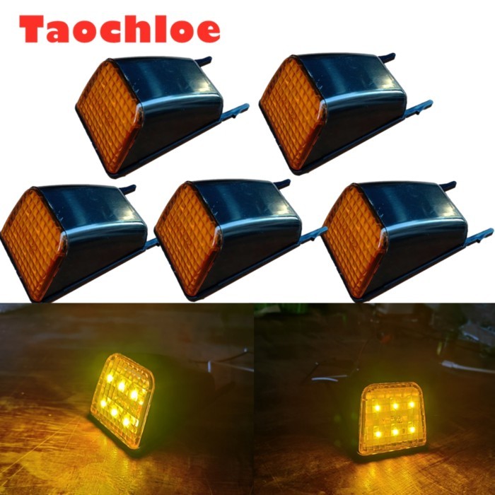 5Pcs Amber For Volvo Truck Led SunVisor lights 20398824 20425484 Replacement For Volvo Truck FH FM