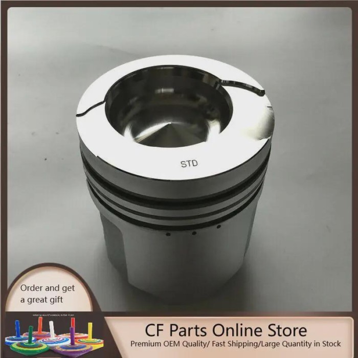 6PCS 6222-31-2110 PISTON FITS KOMATSU 6D108 SA6D108-1 PC300-5