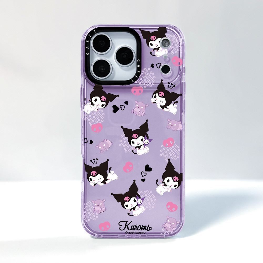 Screenful Kuromiกรณีเข้ากันได้สําหรับIPhone 12 13 14 15 16 17ProMax 12 13 Mini Cover X XR XS MaxซิลิโคนSoft Clear SE 2022 6 7 8 Plus 17AIRปลอกกันกระแทก
