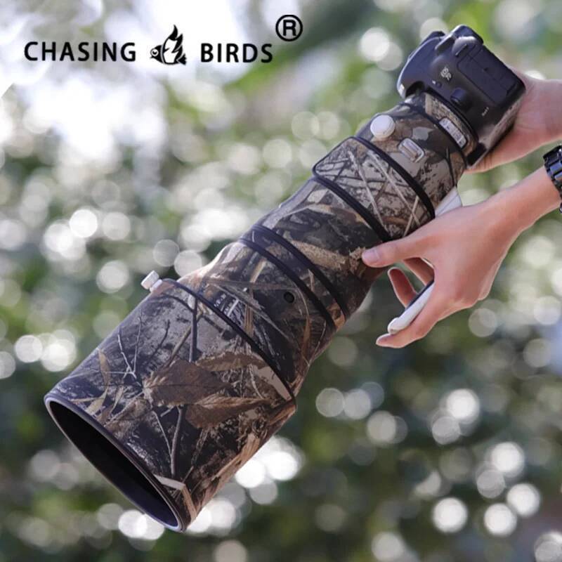 ไล่นกเสื้อเลนส์ลายพรางสําหรับ CANON RF 400mm F2.8 L IS USM ฝาครอบป้องกันเลนส์กันน้ําและกันฝน canon r