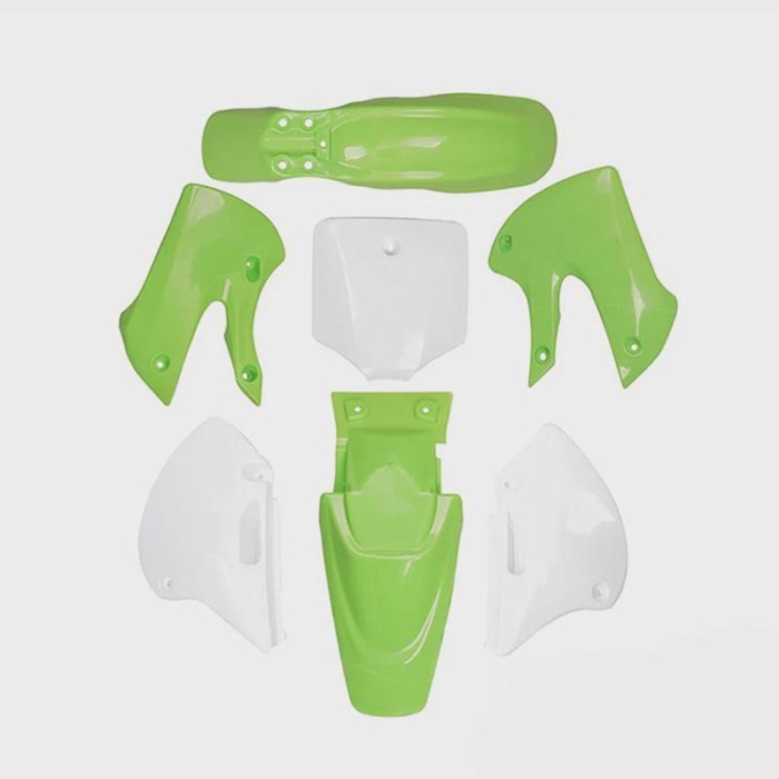 BBR Plastic Fender KITS cover full set FRONT TWO SAME AS KLX110 for MOTORCYCLE dirt bike/pit bike U