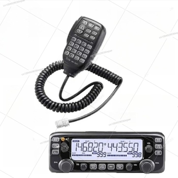 IC-2730E Dual-band Dual-display Mobile Intercom IC-2720H Upgraded Mobile Radio with Bluetooth Suppo