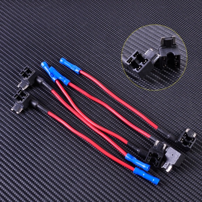 DWCX 5Pcs/Lot 32V Add-A-Circuit Micro Mini Fuse Tap Adapter Holder Low Profile APS ATT Micro Blade