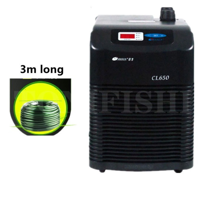 220V 650W Chiller Fish Tank Cooler Aquarium Seafood Cooler Eco Water Chiller CL650