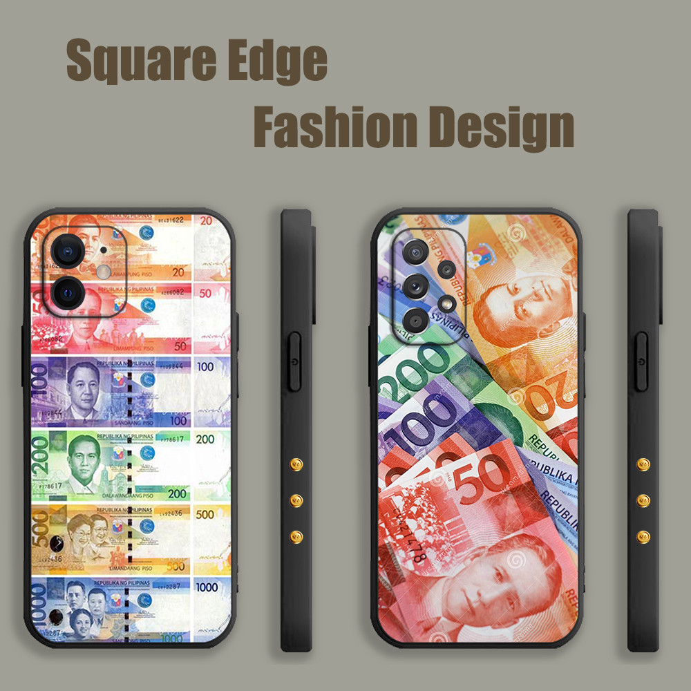 ปลอกสําหรับ OPPO A77S A77 A93 Reno 4 Lite A78 Reno 8t A78 A98 A18 เงิน Pess ชุดห้า Peso JGL66 เคสโทร