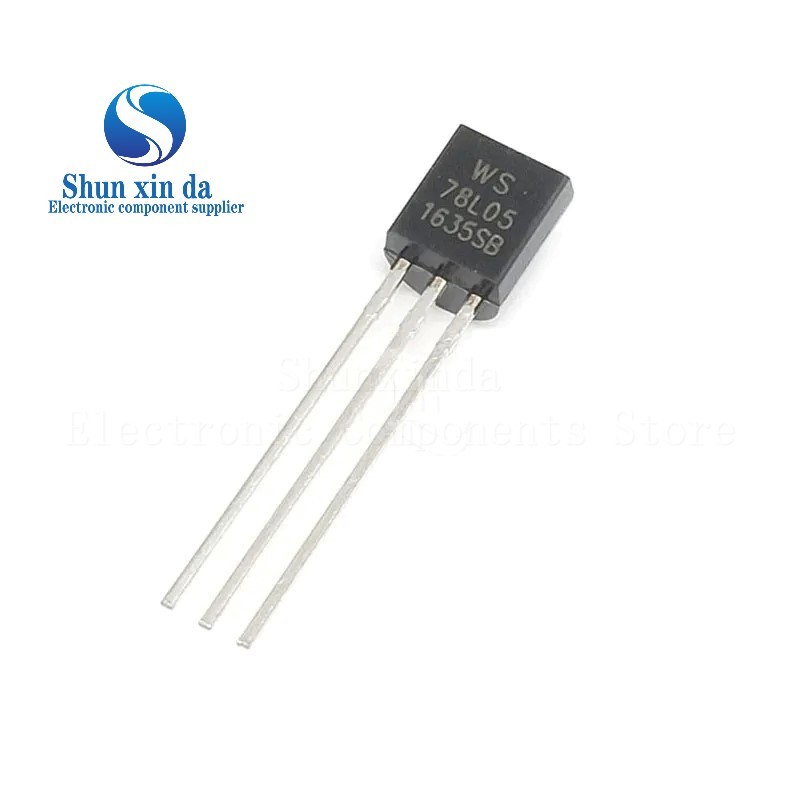 100 ชิ้น/ล็อต WS78L05 WS78L08 WS78L09 WS78L12 WSTL431 TO92 สามเครื่องควบคุมแบบบูรณาการ 78L05 78L08 7