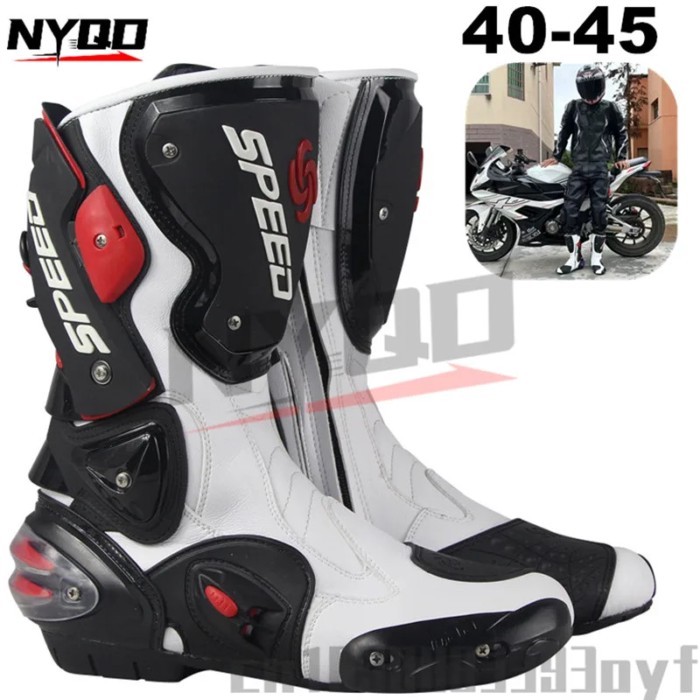 Motorcycle Shoes Racing Boots Off-road Boots Competition Shoes Knight Boots Racing Shoes Кроссовки