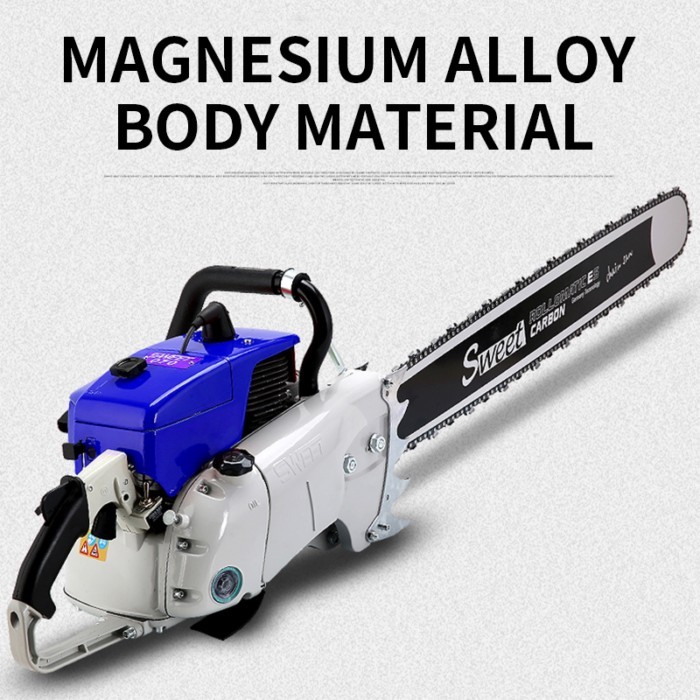 070 Large Chain Saw Two-stroke Logging Saw Large Saw Multifunctional Chain Saw 4.8KW Aluminum Alloy