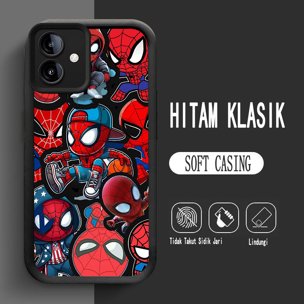 Y-6 เคสซิลิโคน Spider-Man สําหรับ Samsung A07 M04 A06 A04 A04E A05 F04 5G กรณี