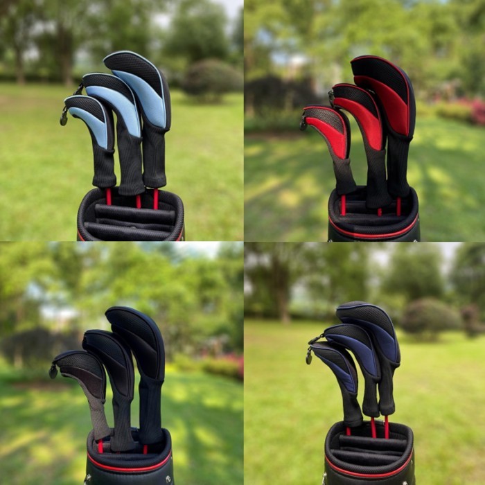 Simple Universal Golf Club Cover ฝาครอบป้องกัน Iron และ Wood Club Cover 1 Wood Club Cover 35 Club He