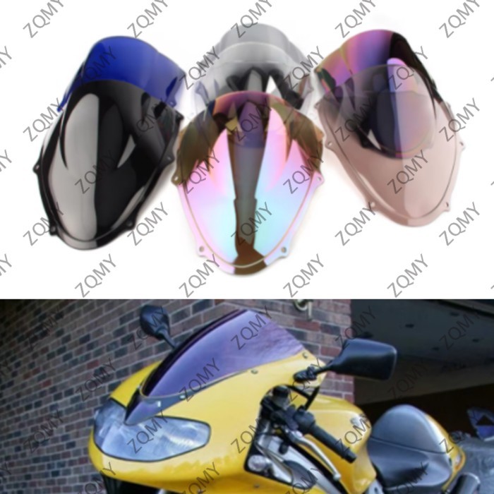TL 1000 R Motorbike Windscreen Motorcycle Double Bubble Windshield For Suzuki TL1000R 1998 1999 200
