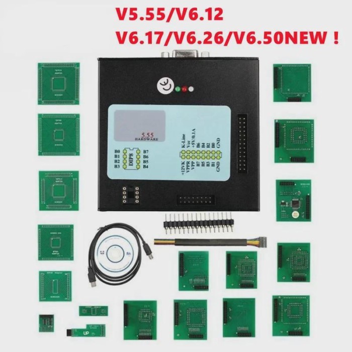 V5.55 XPROG-M V6.50 V6.26 Full Adapter Auto ECU Chip Tuning Programmer Xprog M 5.55 6.12 6.26 6.50