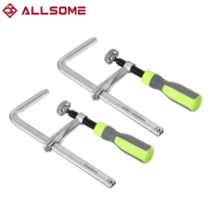 2pcs Quick Adjust Screw Handle Track Saw Rail Clamps MFT Clamps for Festool Rail Track Saw and MFT