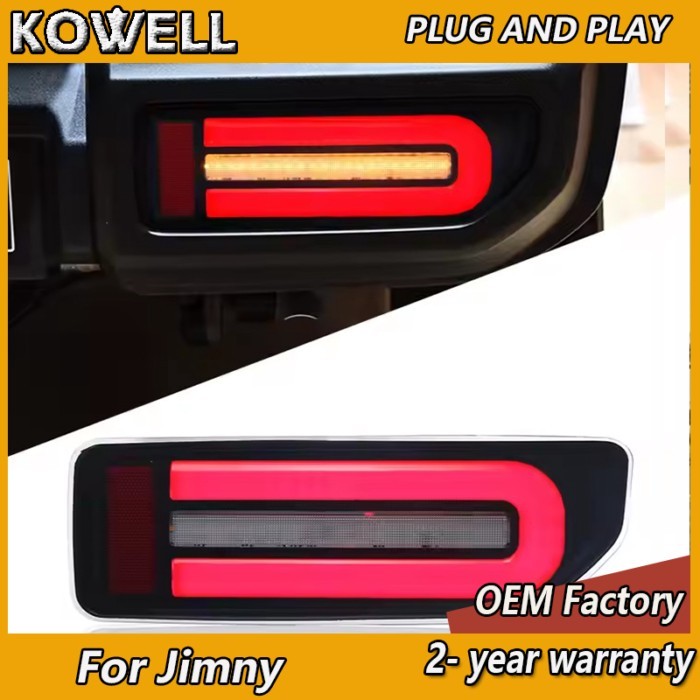 Car Styling for Suzuki Jimny Tail Light 2018-2024 Jimny Taillights Rear DRL Fog Brake Turn Signal R