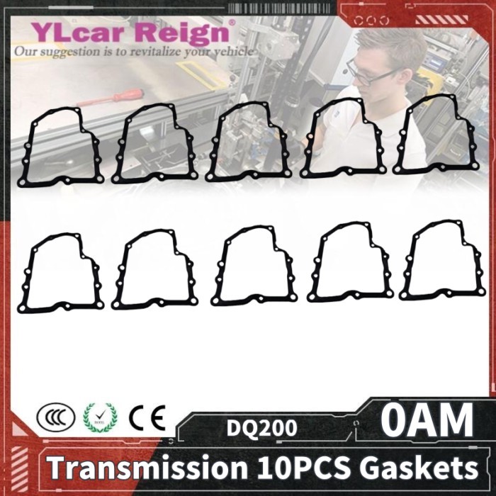 DQ200 0AM DSG Automatic Transmission 10PCS Oil Pan Gaskets 0AM325443D For Audi Skoda 7speed Gearbox