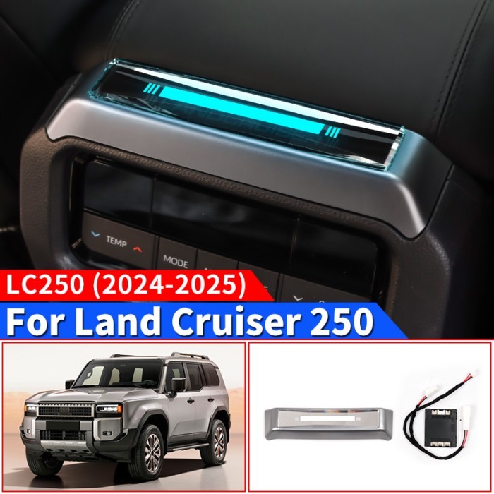 For Land Cruiser Prado LC250 2024-2025 Armrest box letter atmosphere lamp,1958 J250 LC interio upgr