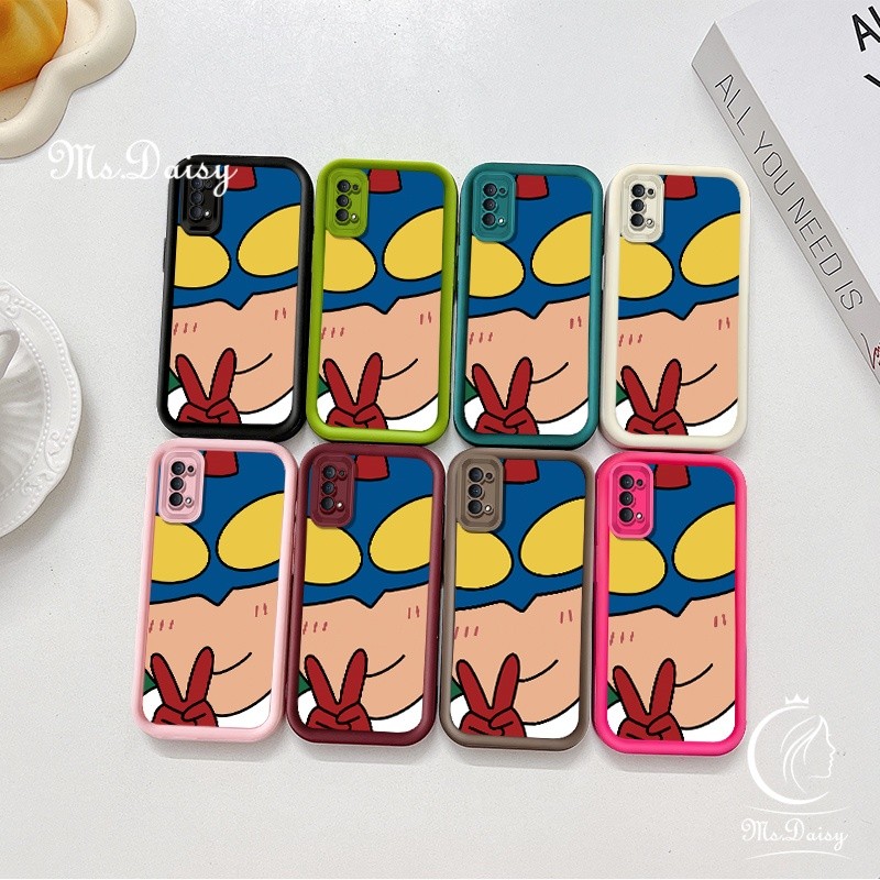 การ์ตูนน่ารัก Simple Yeah Superman เคสโทรศัพท์สําหรับ OPPO Reno 4 4F / Reno 5F / Reno 8Z / Reno 8T /