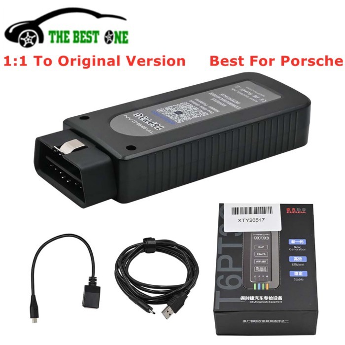 1:1 As Original TabScan T6PT3G WIFI CANFD DOlP For Porsche Car Diagnostic Tool Support Online&Offli