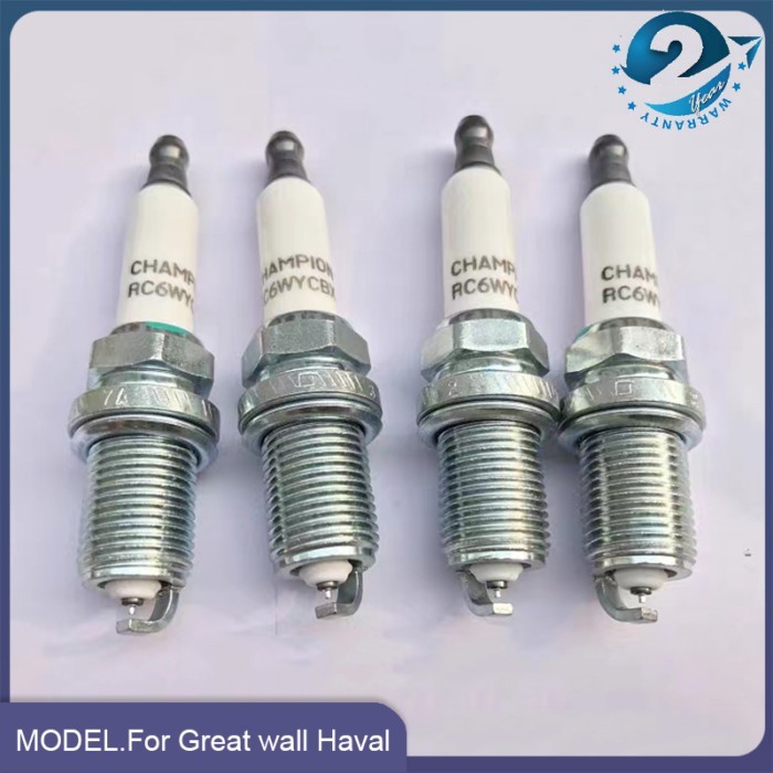 4pcs/set Spark Plug  3707100-EG01T for Great Wall Haval H6 H2 C50 coupe V80 1.5T 4G15B RC6WYCBX/RC8