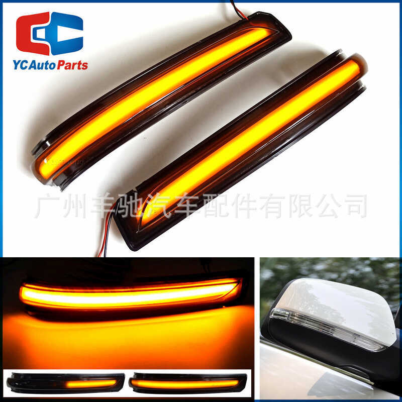 เหมาะสําหรับ Mercedes-Benz 08-12 Type A Class W169/08-11 Type B Class W245 กระจกมองหลังไหลน้ําไฟเลี้