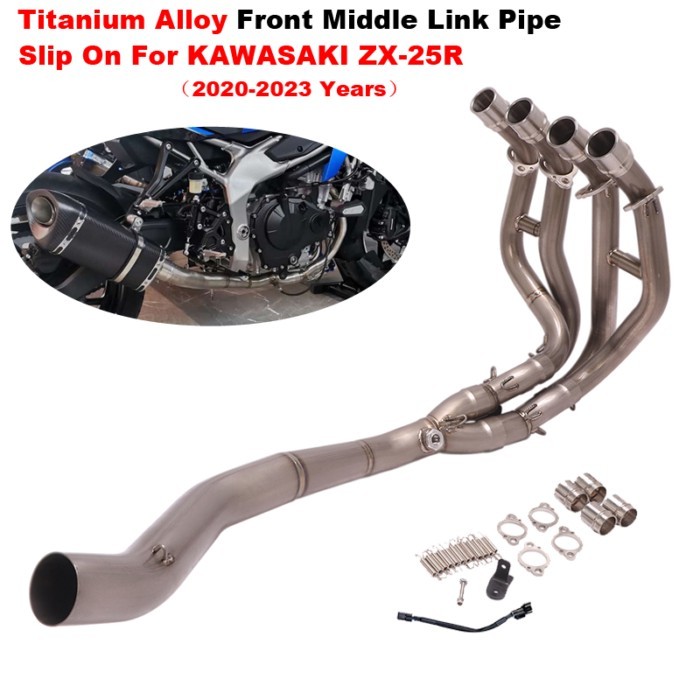 For KAWASAKI ZX-25R Ninja 25R ZX25R ZX 25R SE KRT 2020 2021 2022 2023 Motorcycle Exhaust Escape Tit
