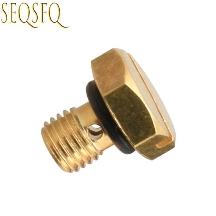6H3-14992 Carburetor Float Bowl Drain Screw with O-ring 93210-04230 For Yamaha 2T 40/50/60/75/90P C