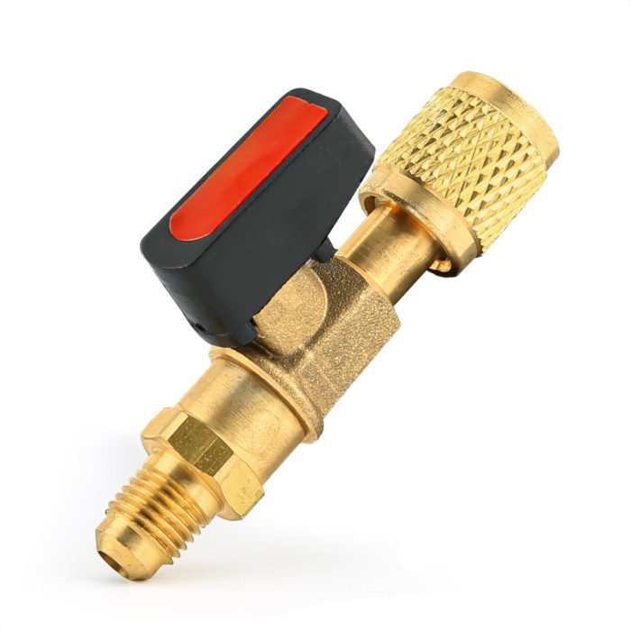 Hong Sen Quick Connect for R410A R32 HVAC Maintenance High-Quality Refrigerant Charging Valve Ball