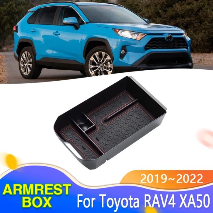 Car Armrest Box for Toyota RAV4 RAV 4 XA50 50 Wildlander Suzuki Across 2019~2022 2020 2021 Storage