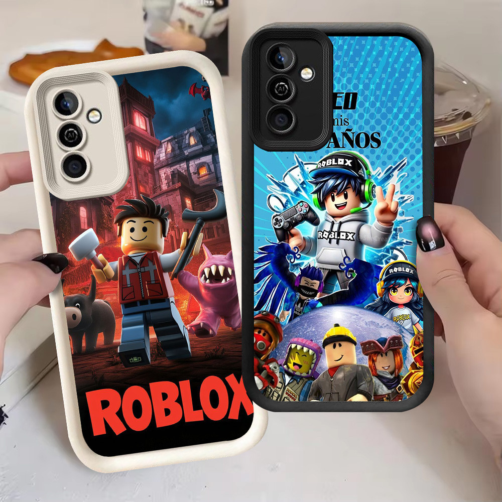 G-46 Roblox Casing สําหรับ Samsung A13 A32 A33 A23 5G สีดําและสีขาว