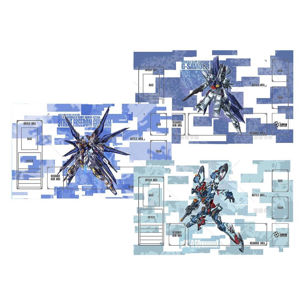 3 รุ่น 600X350X2Mm Diy Gundamed Gcg การ์ด Battle Mat Gcg ผู้เล่นเดี่ยวเกมกระดานการ์ด Battle Card Pad