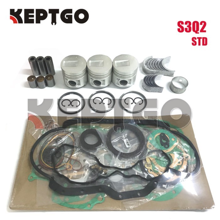 For Mitsubishi Engine Caterpillar 303.5C 303C CR S3Q2 S3Q2T STD Overhaul Rebuild Kit Piston Ring Be