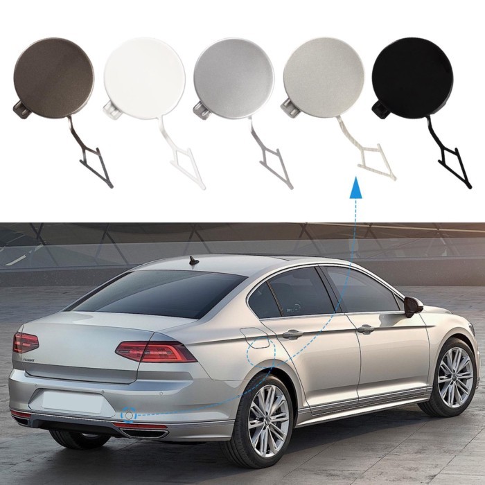 Rear Bumper Tow Hook Cover Cap Towing Eye For VW Passat B8 Accessories 2015 2016 2017 2018 2019 3G5