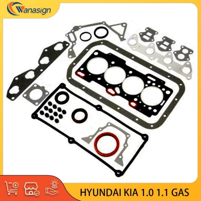 AUTO ENGINE PARTS Full Gasket Set For Hyundai KIA ATOS GETZ PICANTO 1.0L 1.1L L4 GAS 1.0 1.1 L T G4