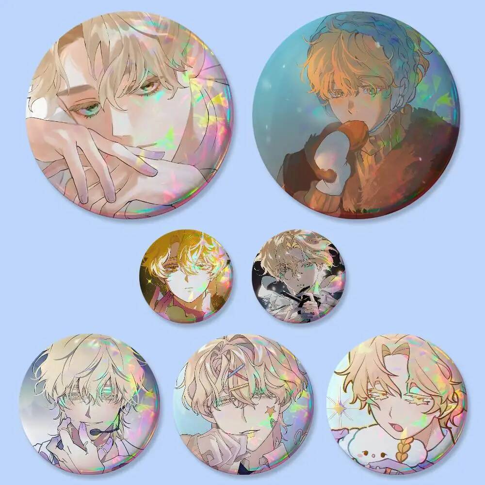 เข็มกลัด Alien Stage Luka Anime Boy สำหรับตกแต่งเสื้อผ้าและกระเป๋า