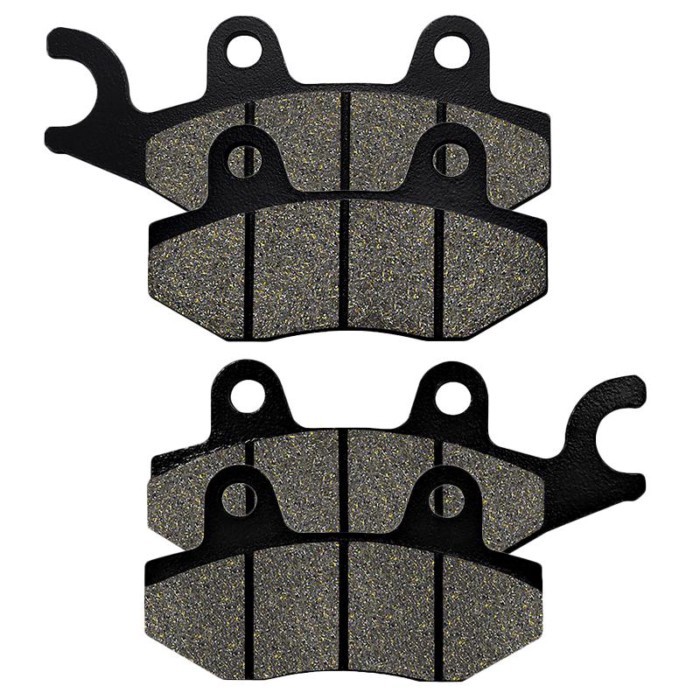 Cyleto Motorcycle Front or Rear Brake Pads for Kawasaki KLR650 KLR 650 KL650 KL650E KL 650 2008 200