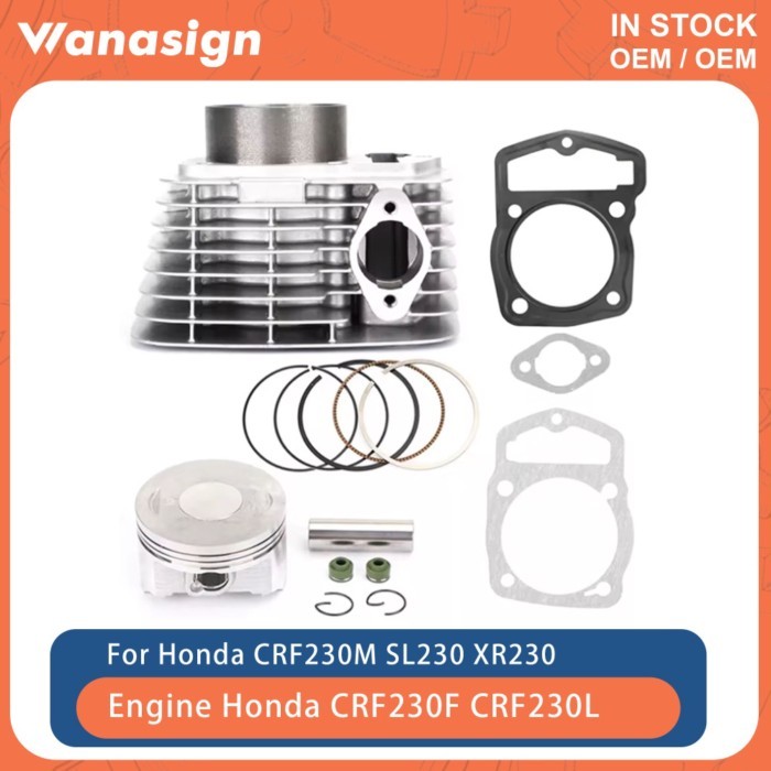 Motorcycle Cylinder Piston Gasket Rebuild Kit For Honda CRF230F CRF230L CRF230M SL230 XR230 STD 65.