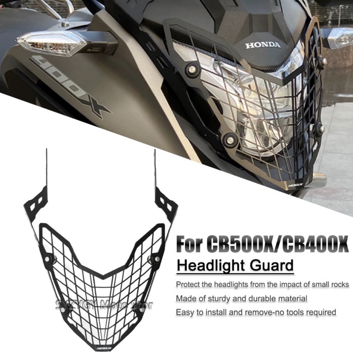 For Honda CB400X CB500X cb400x cb500x Motorcycle Accessories CNC Headlight Guard Cover Protector