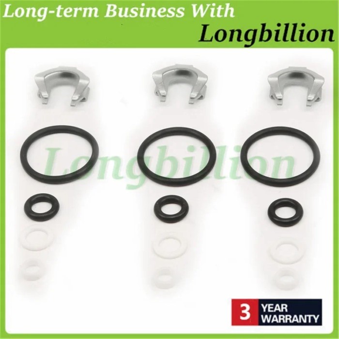 Fuel Injector Nozzle Seal O-Ring Kit 03H198149 03H198149A For Porsche Cayenne 92A VW Passat Variant