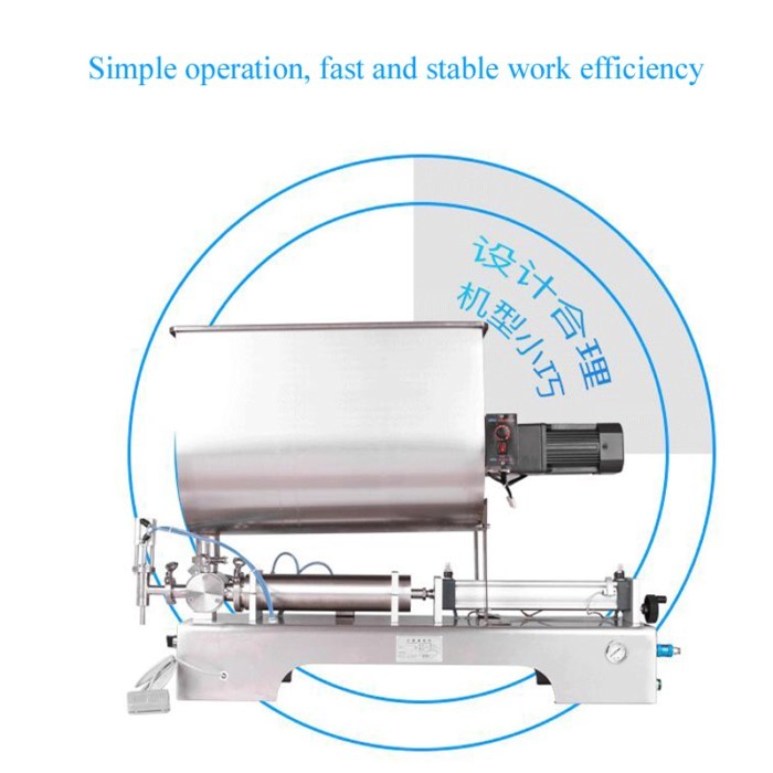Pneumatic Filling Machine Cream Shampoo Lotion Honey Paste Gel Aseptic Peanut Butter Aerosol Liquid