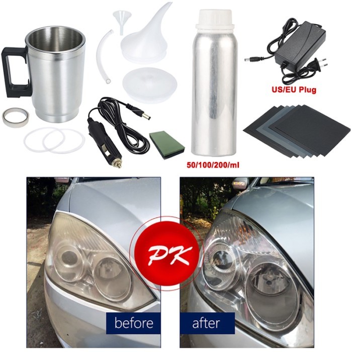 Car Headlight Restoration Tool Automotive Headlamp Oxidation Yellow Restore Scratch Vague Removal P