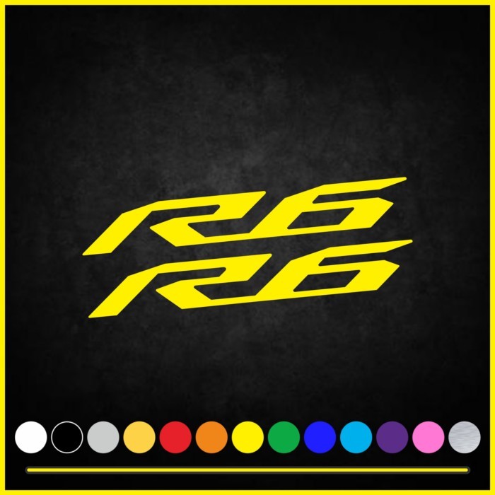 For YZF R6 YZF-R6 Motorcycle Fairing Body Sticker Body Decoration Fuel Tank Engine Logo Fairing Win