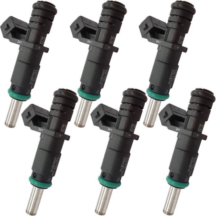 6Pcs Fuel Injector Nozzle 7531634 13537531634 7531634-6N for BMW 323i 325i 328i 330i 523i 525i 530i