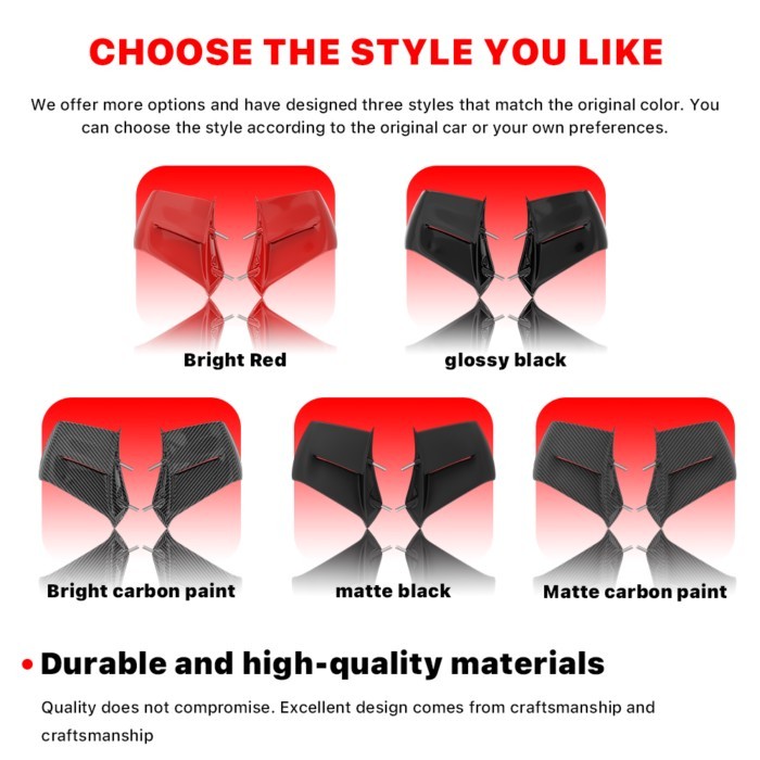 Motorcycle Accessories small wings V4 Winglets Spoiler For Ducati Panigale V4 V4S V4R 2025 2026 Sid