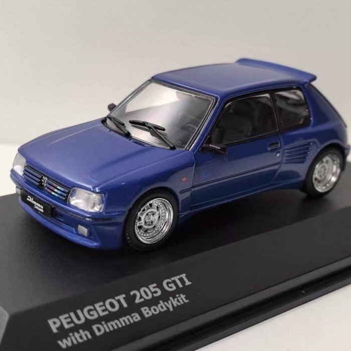 SOLIDO 1/43 PEUGEOT 205 GTI PEUGEOT รถรุ่นโลหะผสมไม่เปิดประตูไม่ Steer