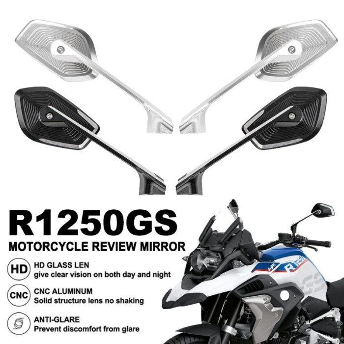 R1300GS Motorcycle Rearview Mirror Accessories R1200GS Aluminum Side Mirror For BMW G310R F800R R12