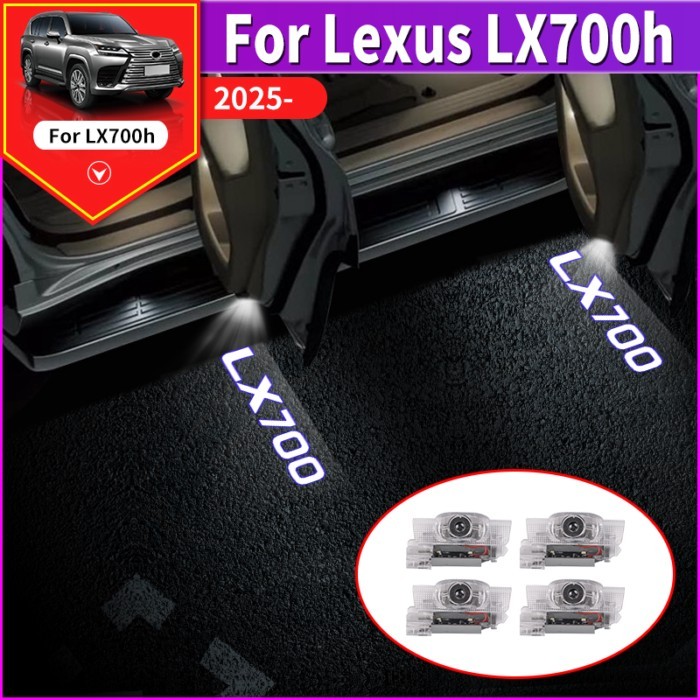 For 2025 Lexus LX700h Interior Upgraded Modification Accessories LX LED HD Pedal Light Car Door Wel