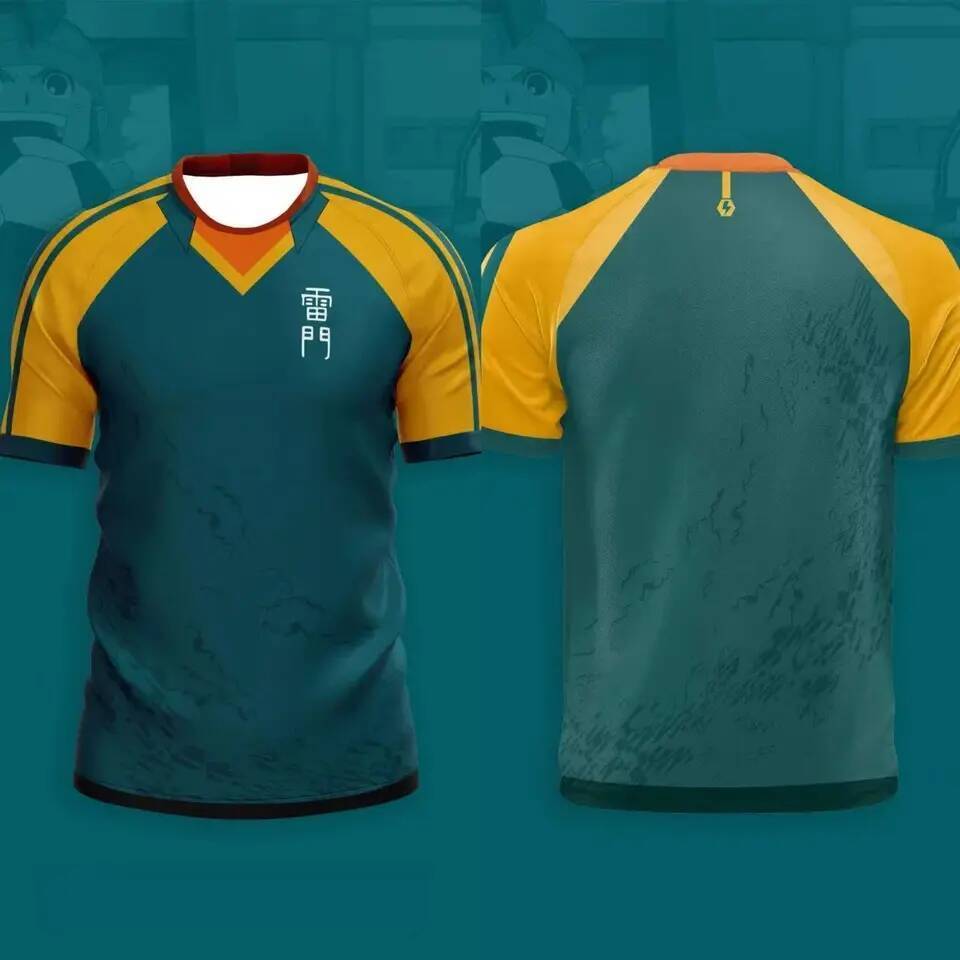 เสื้อกีฬาลำลองญี่ปุ่นฟุตบอล Inazuma Eleven Kaio แบบ-breathable quick-drying สำหรับเด็กผู้หญิง